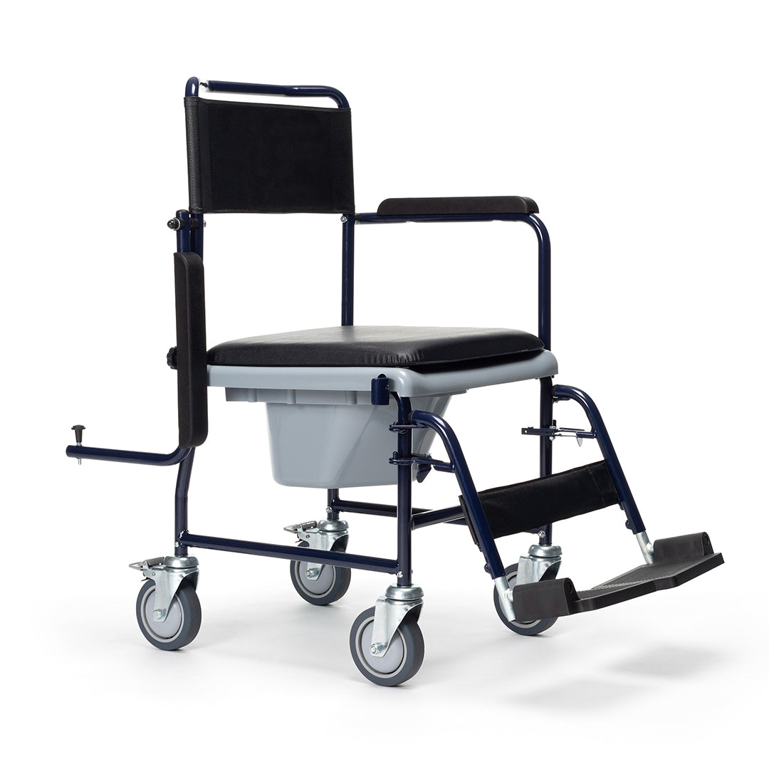 VERMEIREN 139 Commode Chair, Easy-to-Clean, Sturdy Frame, Upto 120Kg Weight Capacity