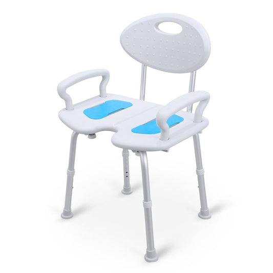 KosmoCare RX122 Shower Bench with Backrest & Armrest – Safe & Comfortable Bathing