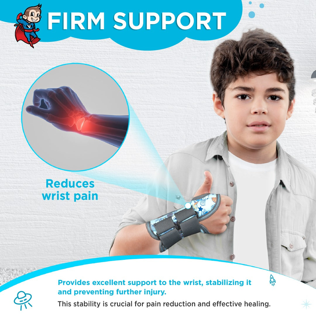 Vissco Champ Wrist Brace With Splint Provides Firm Support to the Wrist, Colle's fracture & Wrist Sprain/Strain, Postoperative Recovery