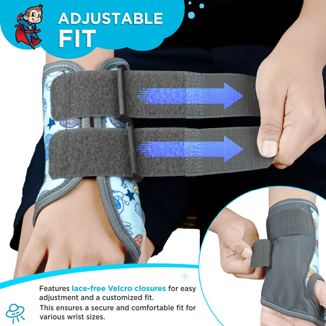 Vissco Champ Wrist Brace With Splint Provides Firm Support to the Wrist, Colle's fracture & Wrist Sprain/Strain, Postoperative Recovery