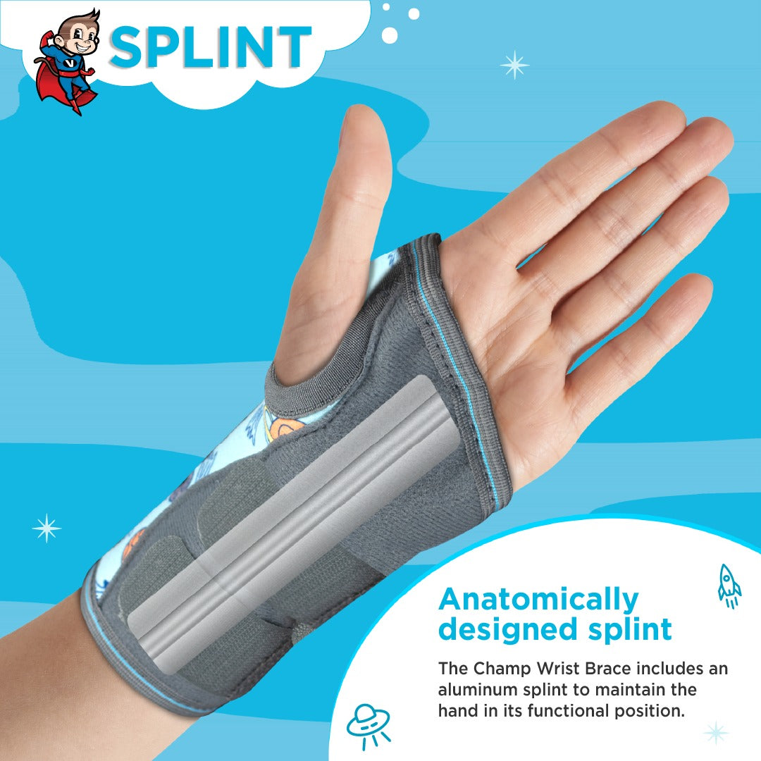 Vissco Champ Wrist Brace With Splint Provides Firm Support to the Wrist, Colle's fracture & Wrist Sprain/Strain, Postoperative Recovery