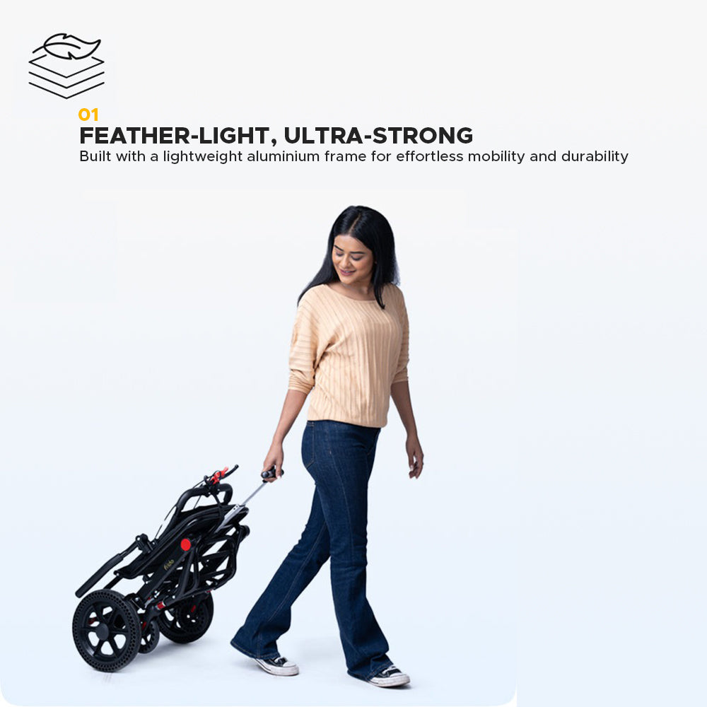 Frido Foldable Travel Wheelchair