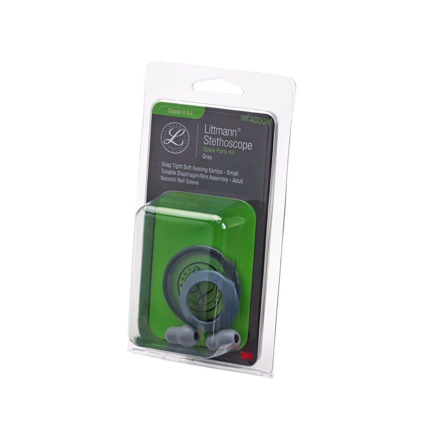 3M™ Littmann® Stethoscope Spare Parts Kit, Classic II S.E., Gray, 40006