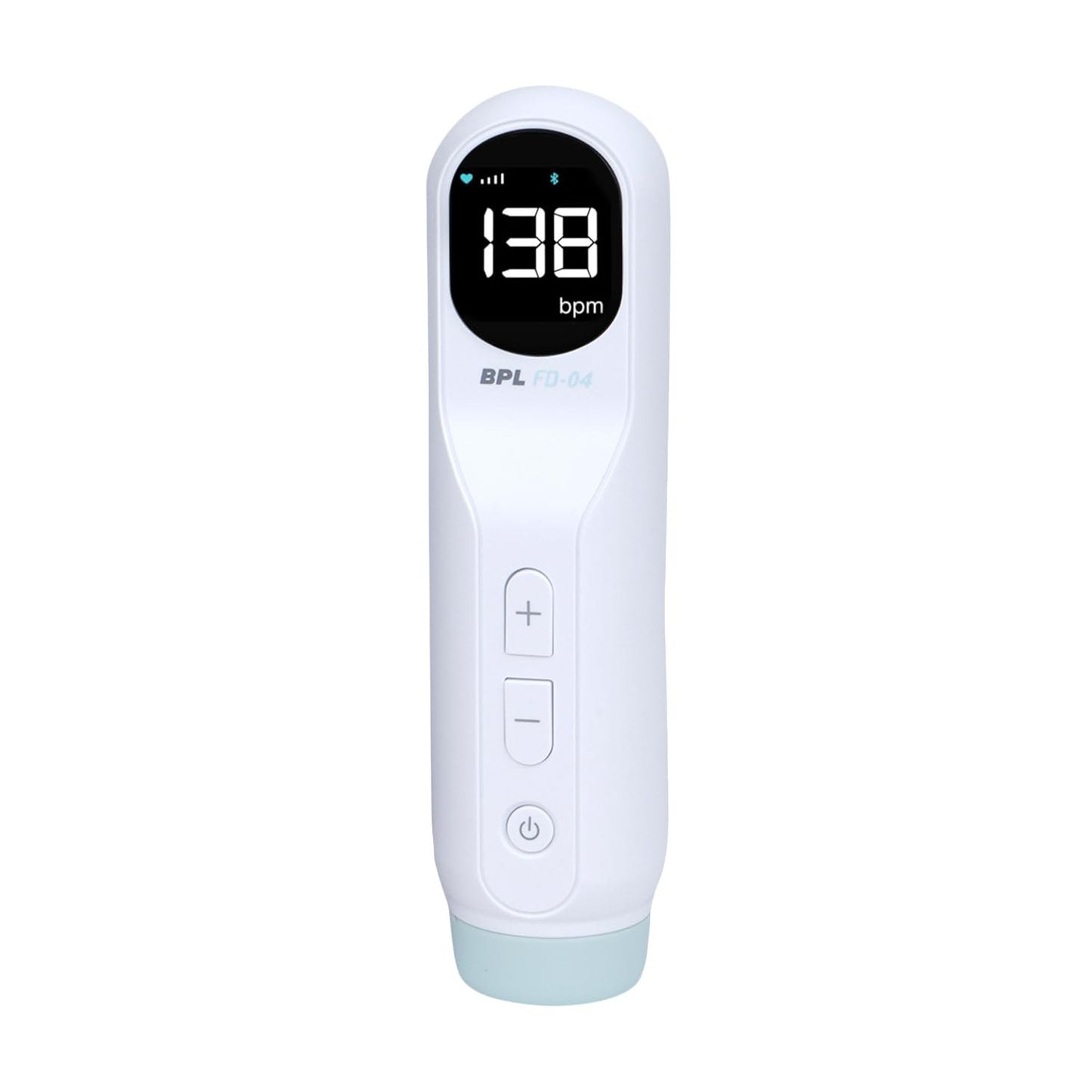 BPL Medical Technologies FD-04 Fetal Doppler|Pulse Wave Technology|Heartbeat Detection Machine for Home and Clinic Use - White