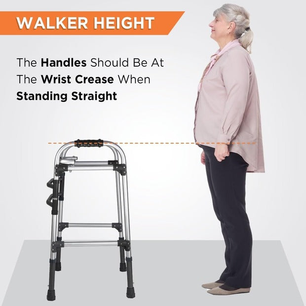 Vissco 2901 Dura Max Aluminium Walker On Rent