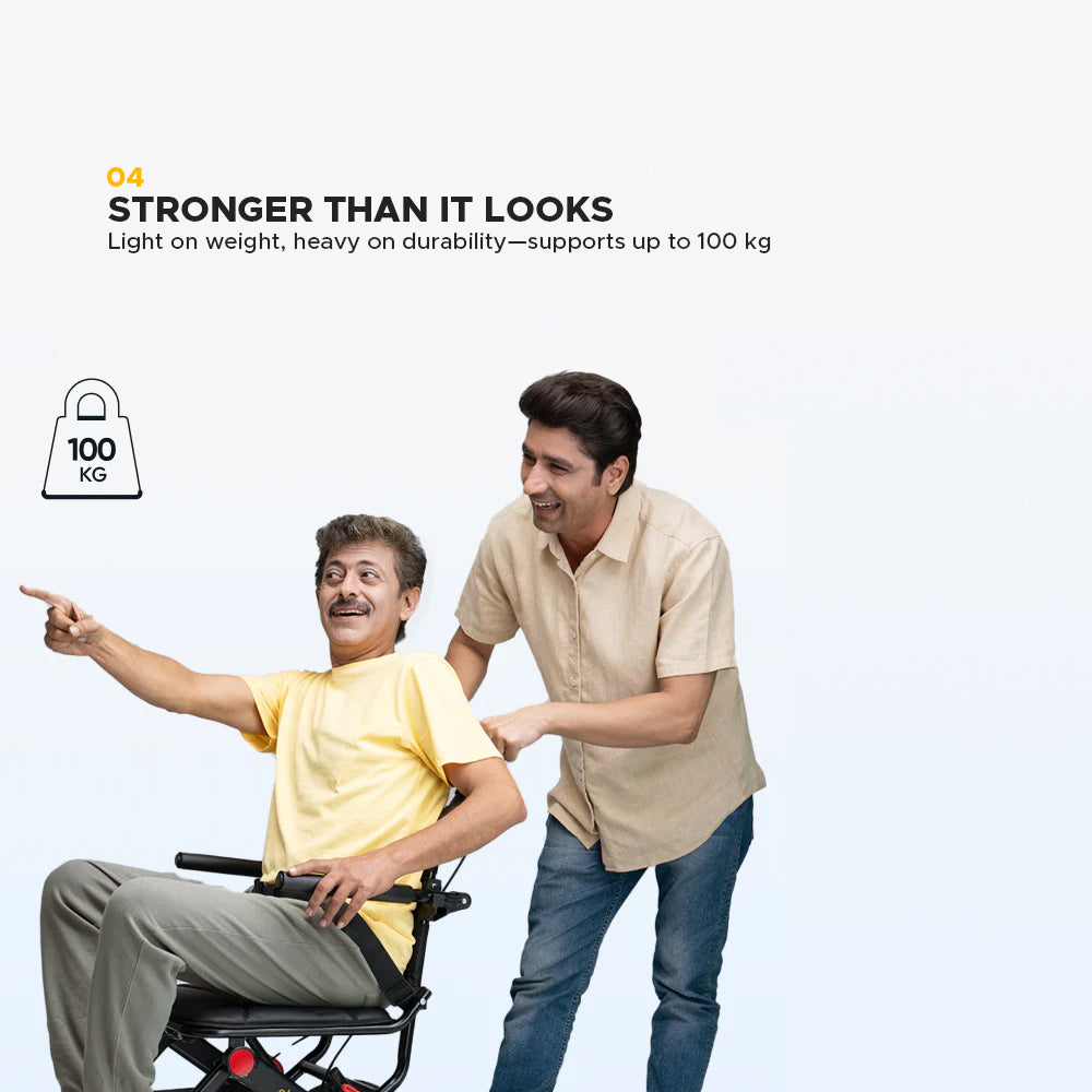 Frido Foldable Travel Wheelchair