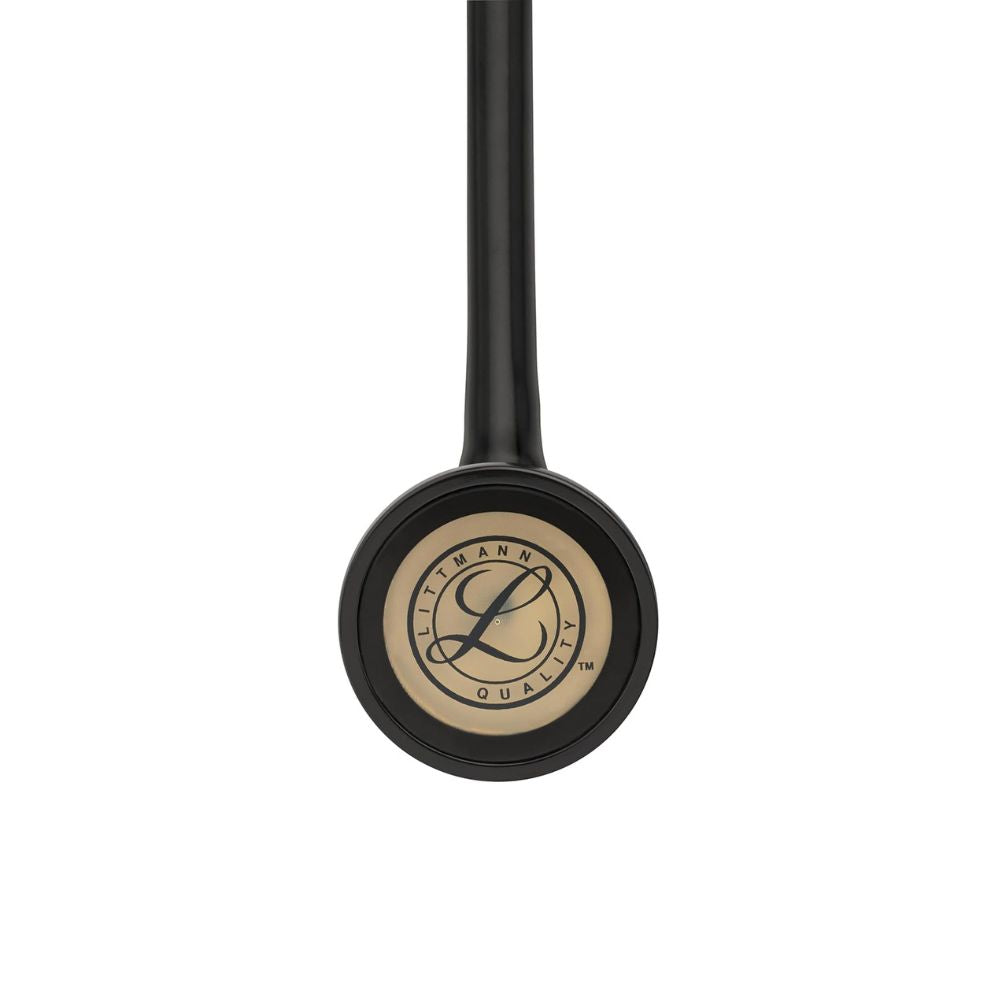 3M™ Littmann® Master Cardiology™ Stethoscope, Brass-Finish Chestpiece, Black Tube, 27 inch, 2175