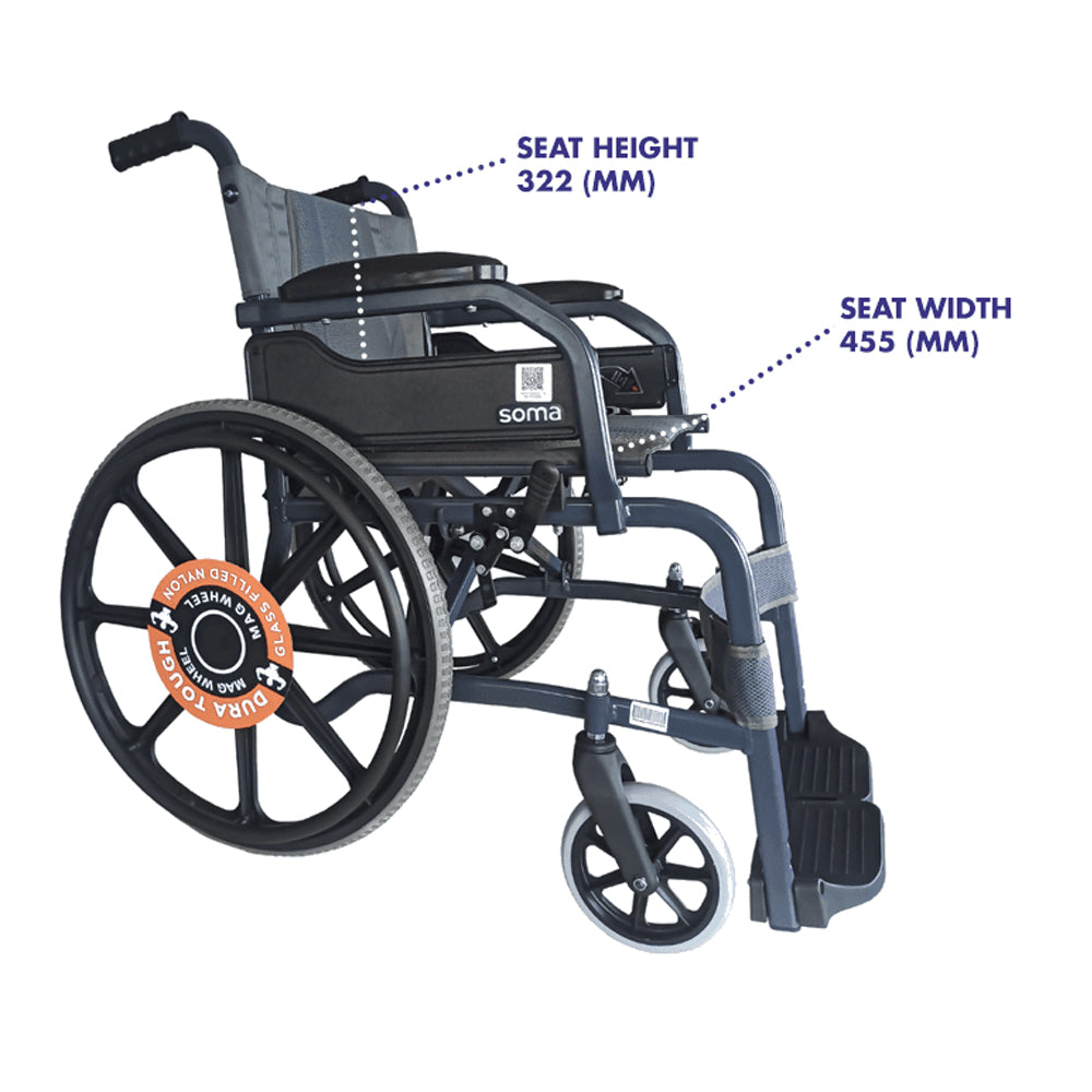 Karma Champion 200 Mag Wheel Manual Wheelchair