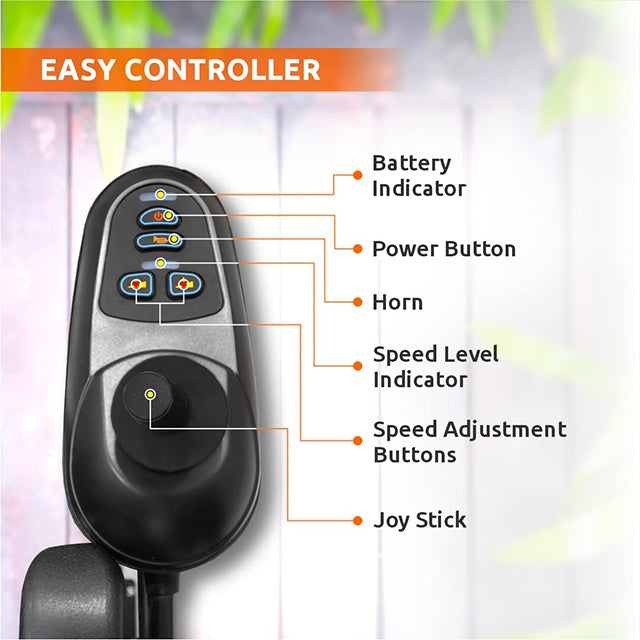 Vissco Zip Lite Power Wheelchair with Single Battery