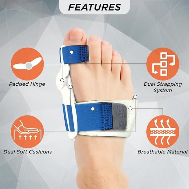 Vissco 0749 Bunion Corrector | Toe Alignment & Pain Relief Support