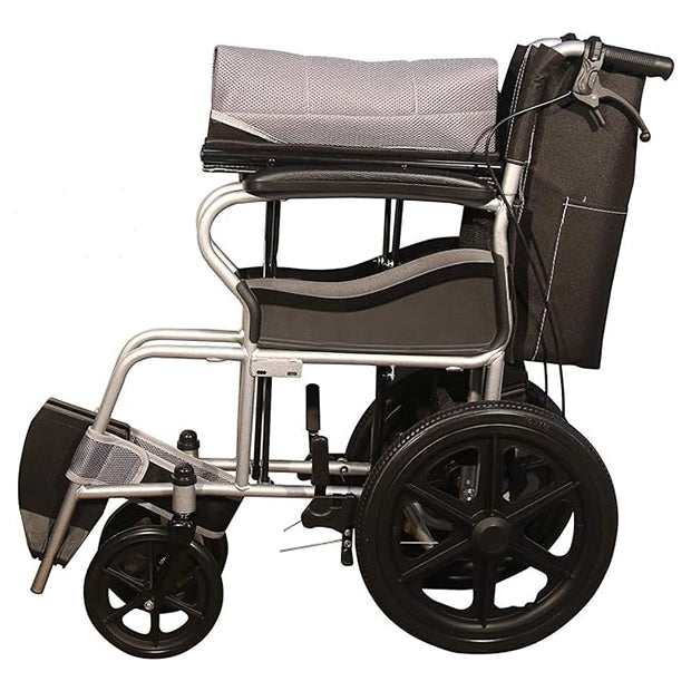 Foldable wheelchair with aluminum frame India