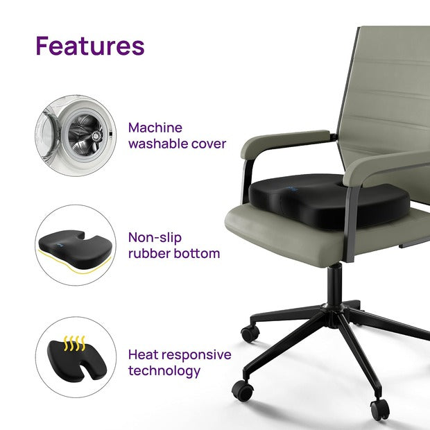 Frido Ultimate Coccyx Seat Cushion – Ultimate Comfort for Tailbone Relief