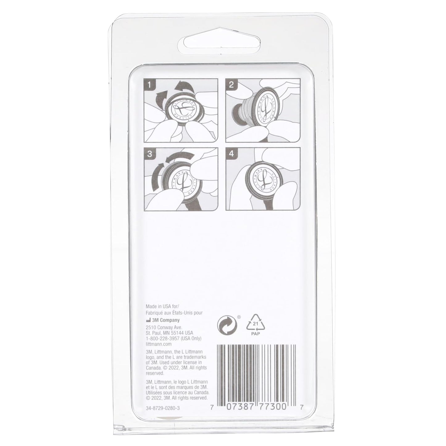 3M™ Littmann Stethoscope Spare Parts Kit, Classic II Infant Assembly, 40013