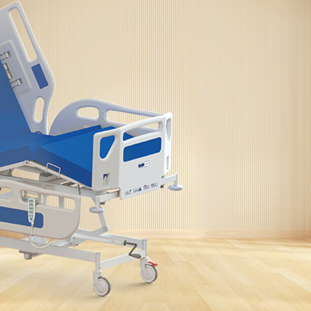 Motorised ICU 5 Function Hospital Bed on Rent In Mumbai