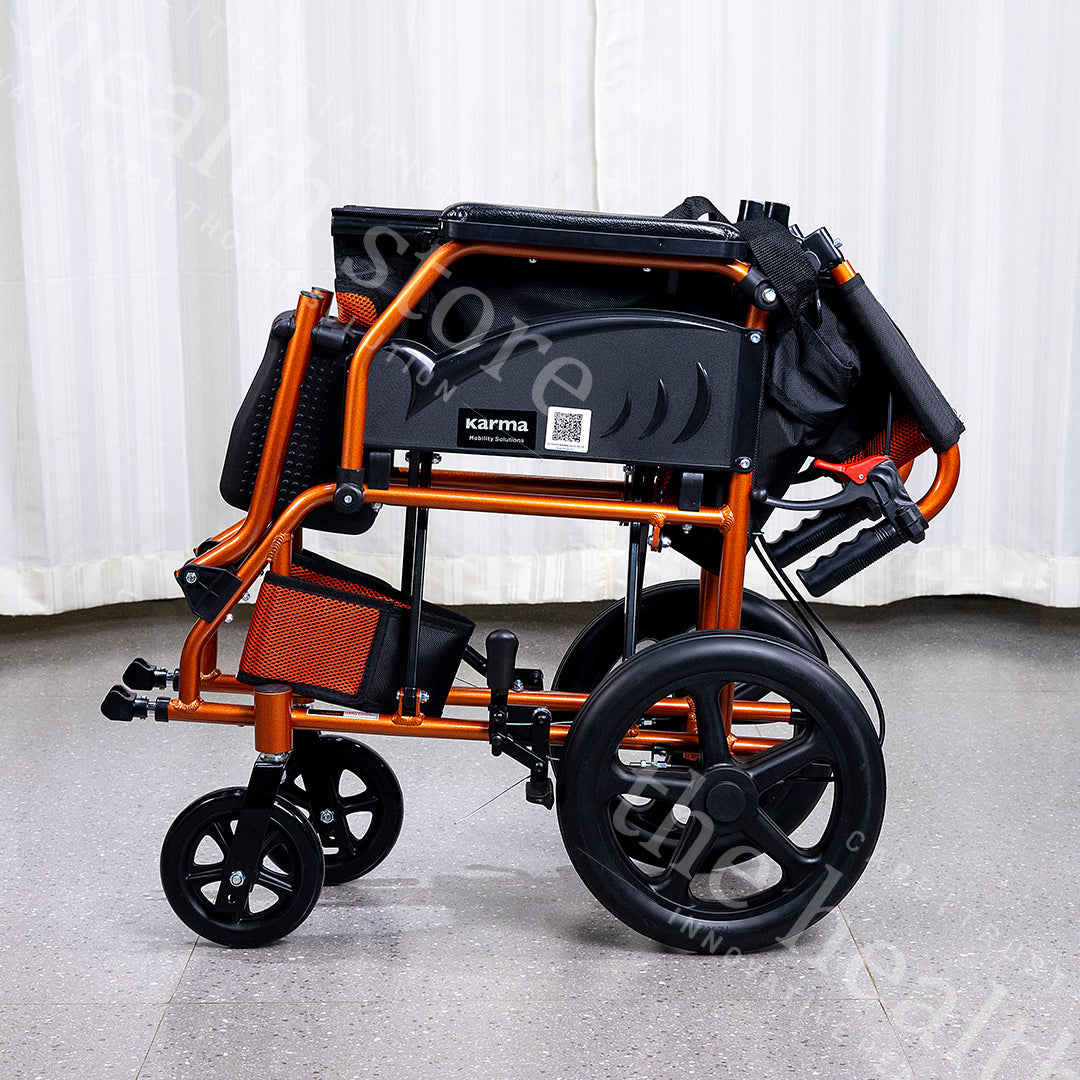 Karma Aurora 5 Compact Light Weight Foldable Wheelchair On Rent