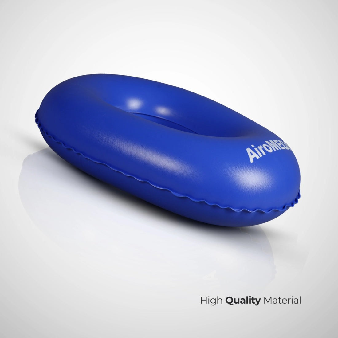 Portable Air Bedpan, Inflatable Cushions Potty for Home Hospital Elderly Bedridden, Washable Air Inflation Bed Pans for Females, Inflatable Stool Toilet Nursing Toilet, Blue