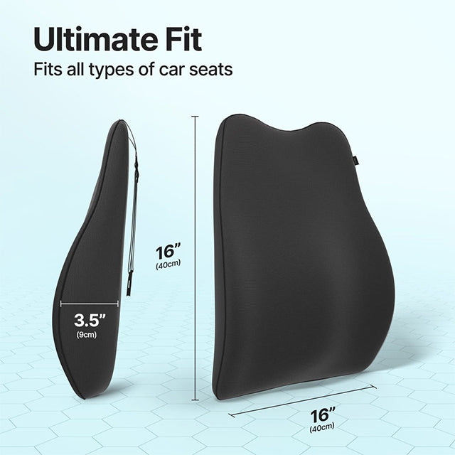 Frido Ultimate Car Backrest Cushion - Ergonomic Support for Comfortable Driving