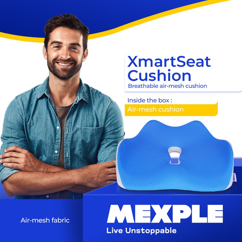 Mexple XmartSeat Orthopedic Tailbone Support Cushion