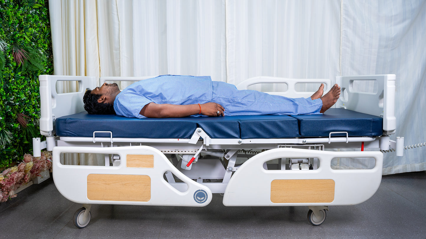 Midmark Janak EX4411 Motorised I.C.U 5 Function Hospital Bed On Rent
