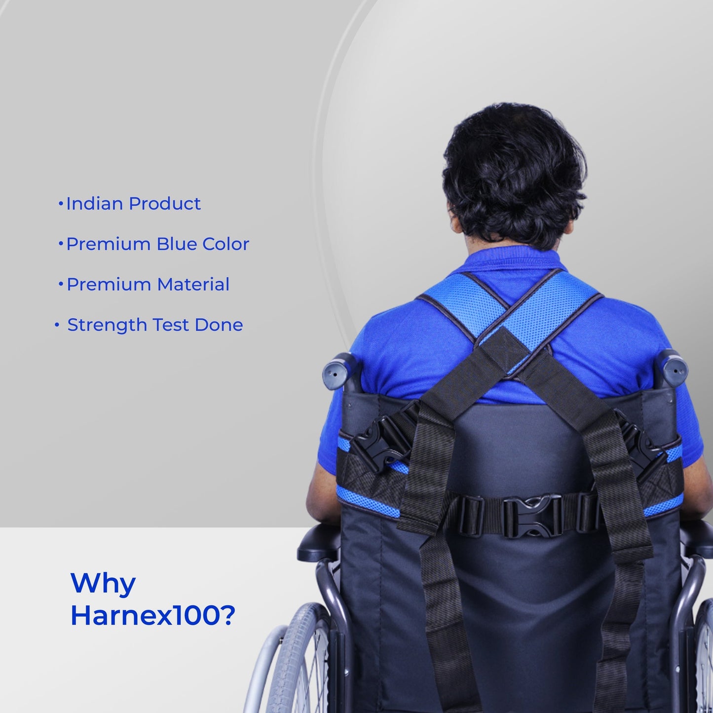 Mexple HarneX100 Wheelchair Safety Seat Belt