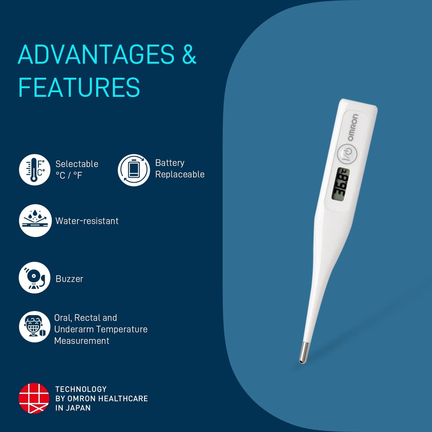 Omron MC 246 Electronic Thermometer