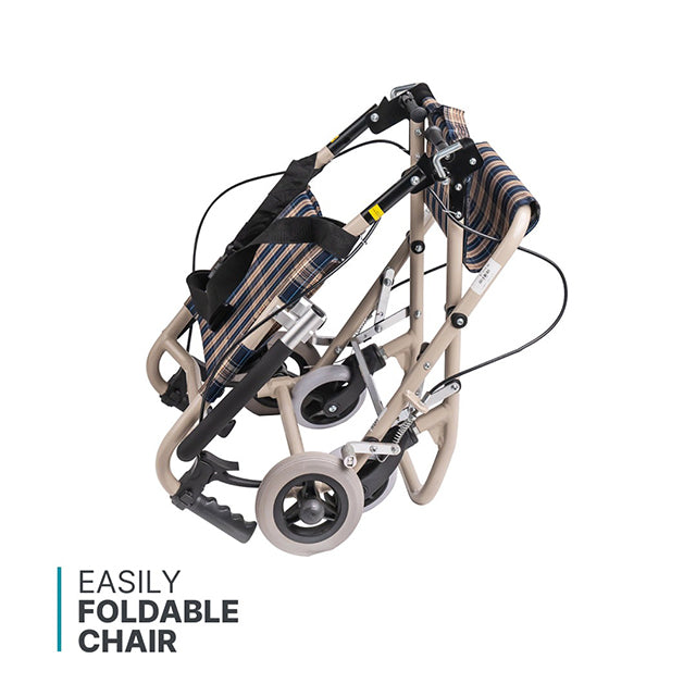 Arrex Compact Aluminium Nanuk Foldable Wheelchair