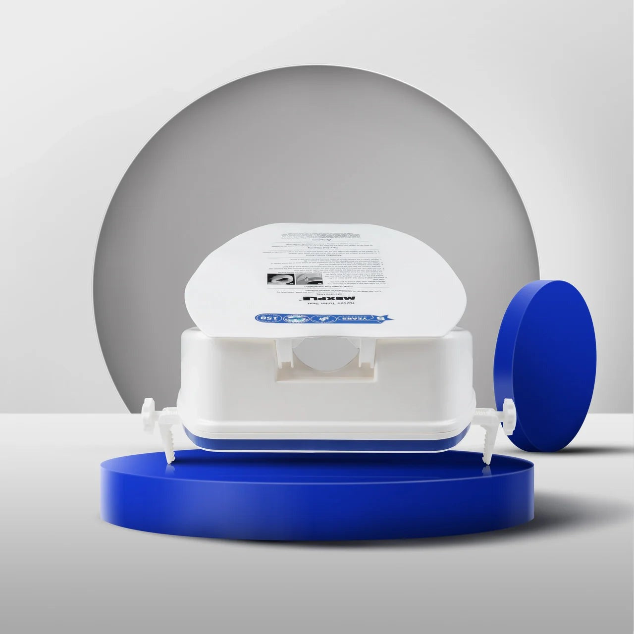 Mexple Raixer4 Elevated Toilet Seat Riser 4inches With 2 Clips