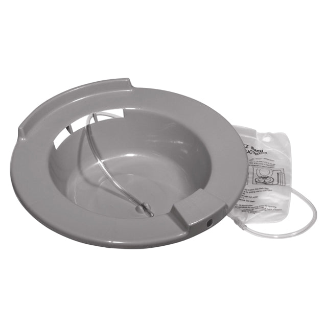 Sitz Bath Tub for Adults - Heavy Duty Plastic Hip Bath Tub, Fits Western Toilet, Pain Relief for Fissure & Piles, Naturopathy, Foldable, Hot Tub for Bathroom