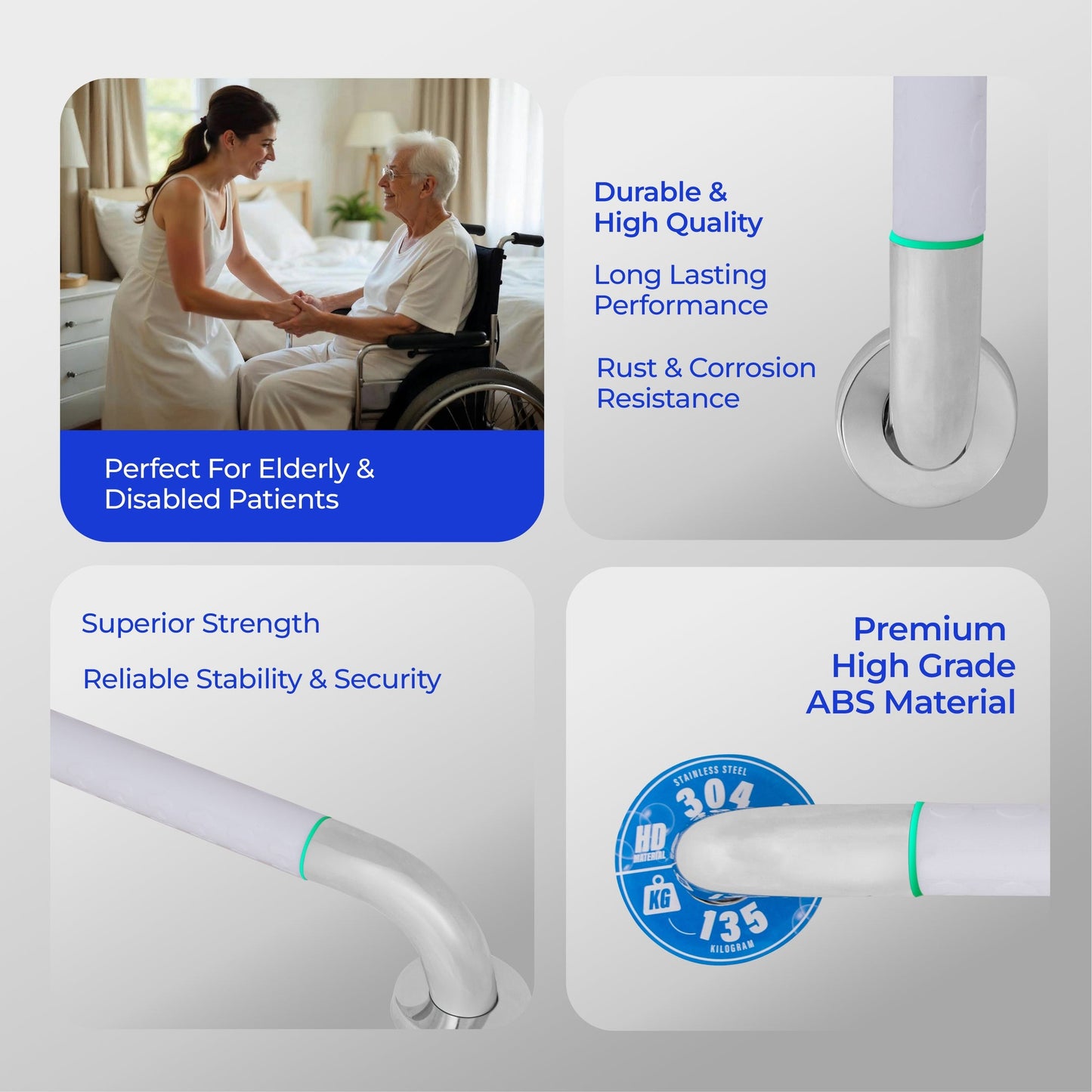 Mexple TeXXa 24 High Grade ABS Anti Slip Grab Bar
