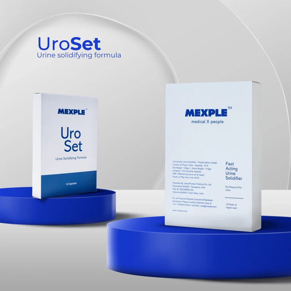 Mexple Uroset Urnie Solidifier Absorbent Powder