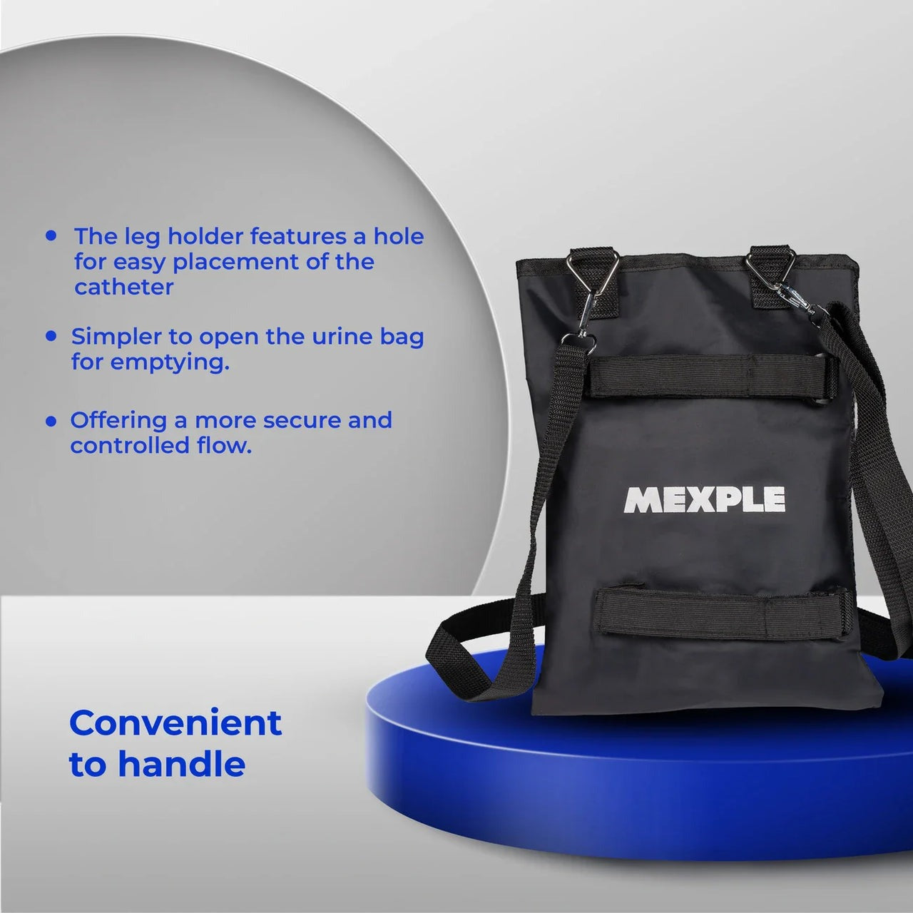 Mexple Uroxling Catheter Urine Drainage Bag Holder