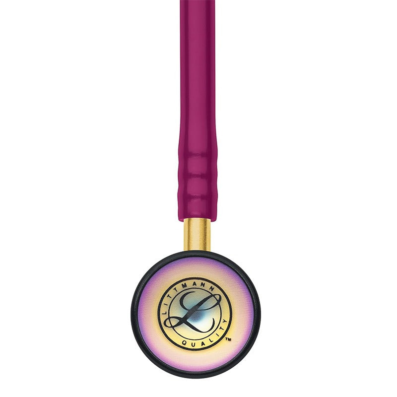 3M™ Littmann® Classic II Infant Stethoscope, 2157, Rainbow-finish Chestpiece, Raspberry Tube, 28 in, 3 Each/Case