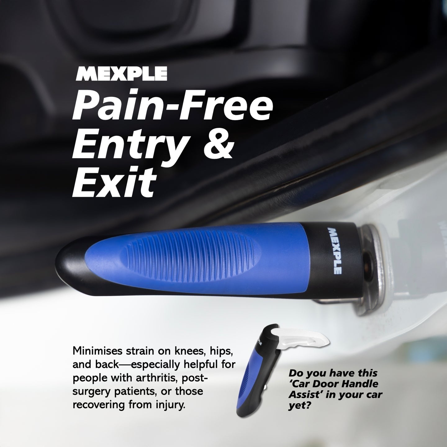 Mexple Xactogrip Car Door Assist Handle