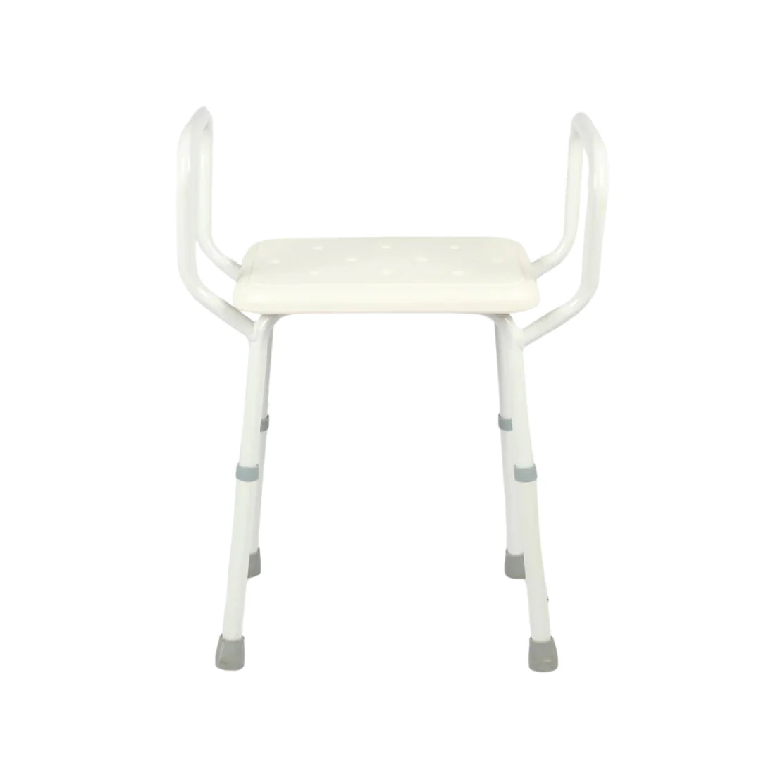 Arrex LA50 Adjustable Height With Nonslip Rubber Shoe Shower Chair