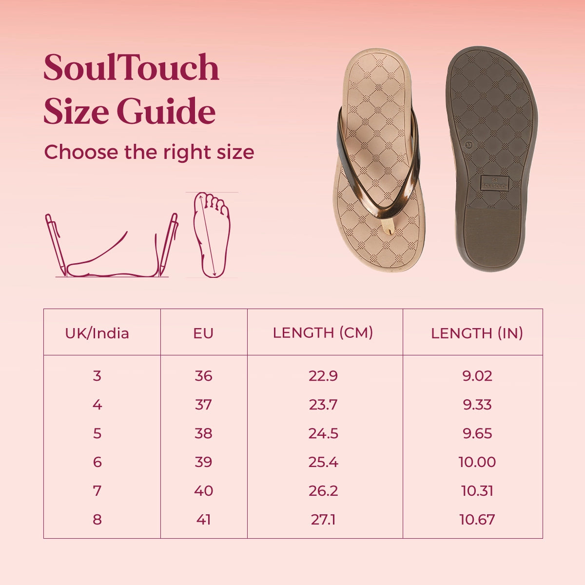 Soul Touch Alice - Copper Slipper For Women