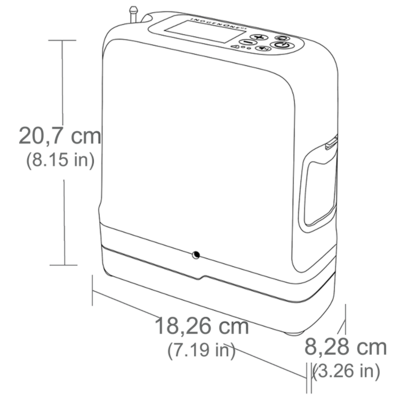 Inogen Rove 6 Portable Oxygen Concentrator – Lightweight, High-Purity, Travel-Ready POC