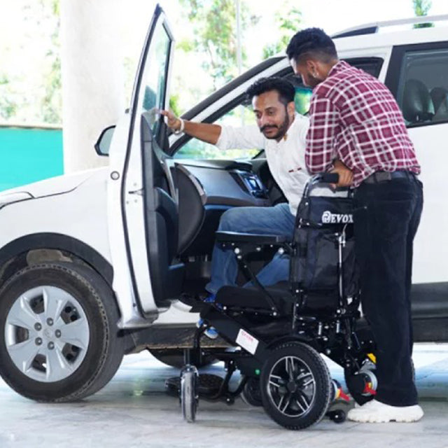 Evox WC-108 Reclining Electric Aluminum Wheelchair