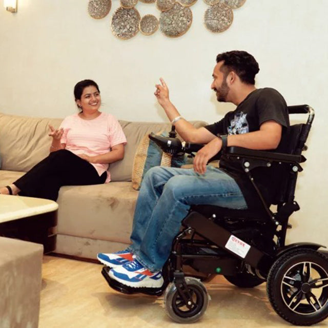 Evox WC-108 Reclining Electric Aluminum Wheelchair