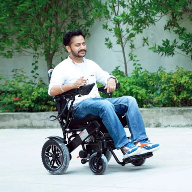 Evox WC-108 Reclining Electric Aluminum Wheelchair
