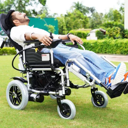 EVOX WC 104R Reclining And Wireless Remote Electric Wheelchair