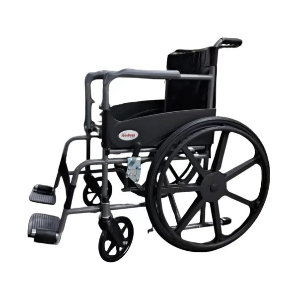 Vissco Rodeo Lite Wheelchair front view | Lightweight folding wheelchair for adults | Mag wheels wheelchair India online