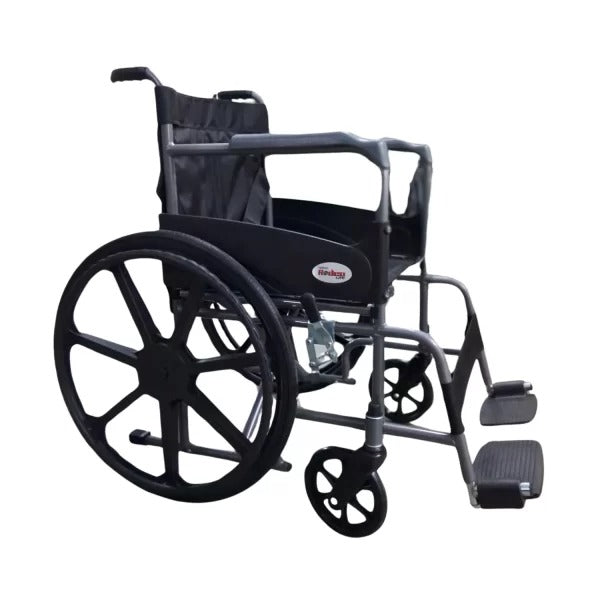 Vissco Rodeo Lite Wheelchair front view | Lightweight folding wheelchair for adults | Mag wheels wheelchair India online