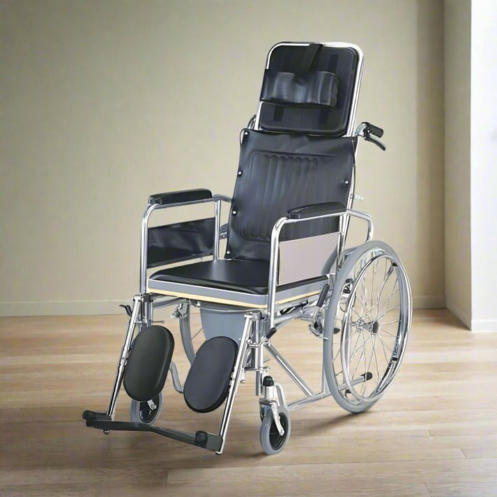 Karma Rainbow 8 Reclining Wheelchair with Commode | Multi-Function Wheelchair
