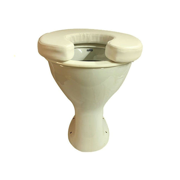 Pedder Johnson Foam Raised Toilet Seat Cushion with Vinyl Cover for Patients, Senior Citizens, Elderly, Knee Pain & Post-Surgery Support