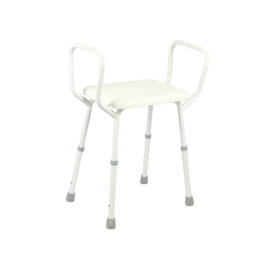 Arrex LA50 Adjustable Height With Nonslip Rubber Shoe Shower Chair