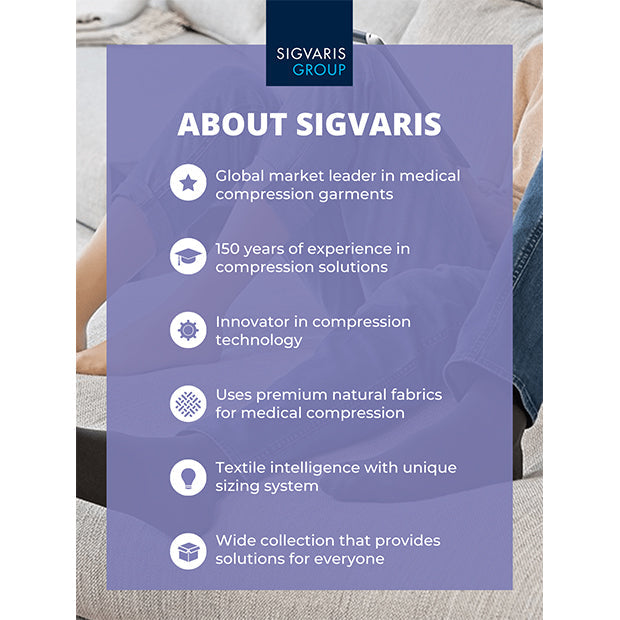 Sigvaris Class 1 Compression Stockings – Below Knee Length