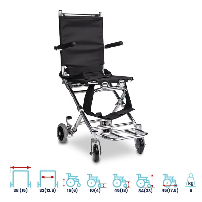 Arrex Airlift Compact Aluminium Wheelchair