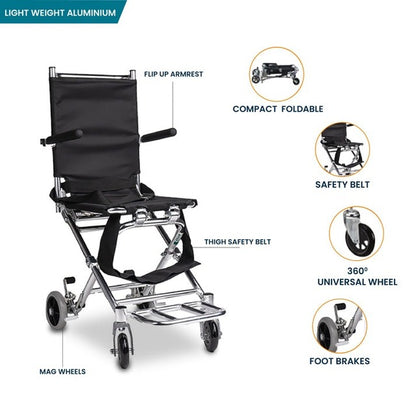 Arrex Airlift Compact Aluminium Wheelchair