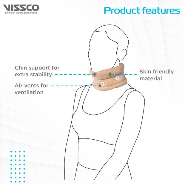 Vissco 0301 Cervical Collar With Chin Support