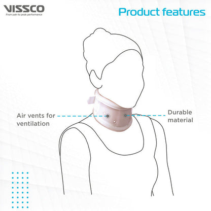 Vissco 0309 Firm Cervical Collar - Adjustable Height